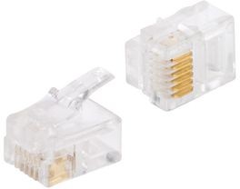 PCH66, Modular Plug, RJ12, 6 Positions, 6 Contacts, Shielded
