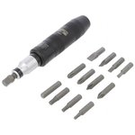 7865, 15 piece Hexagon, Phillips, Slotted Impact Screwdriver & Bit Set