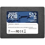 Твердотельный накопитель Patriot P210 512GB SATA3 2,5" , 520/430, 512GB, 3D