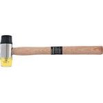 108305, Молоток рихтовочный, бойки 35 мм, комбинированная головка, деревянная ручка