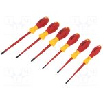 35389, Phillips; Slotted Insulated Screwdriver Set, 6-Piece