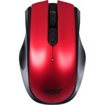 Mouse Acer OMR032 black/red optical (1600dpi) wireless USB (3but)