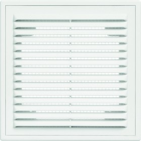 Решетка вентиляционная вытяжная 180x250 с рамкой материал АВS- пластик 1825ВР