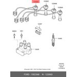 Провод высоковольтный 4 цилиндра FORD Zetec-S 07- 1 502 368