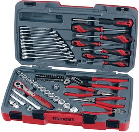 T3867, 67 Piece Automotive Tool Kit with Case
