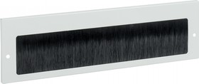 Щеточный кабельный ввод 390х115 мм, серый ITK