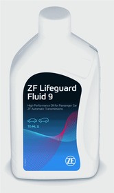 AA01.500.001, Жидкость гидравлическая 1л - ZF LIFEGUARDFLUID 9, синтетическая (синяя), для АКПП ZF серии 9HP, а та