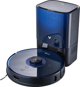 Фото 1/5 VIOMI Робот-пылесос с базой S9 UV BLACK/Подключение: WiFi/MiHome/Мощность всасывания:2. 7кПа/Батарея: 5200мАч/Сухая/влажная уборка/Цвет:Черн
