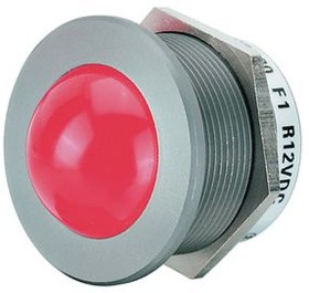 WSF30F1C24DAP, LED Indicator, Red, 25mm, 24V, Faston Terminal, 2.8 x 0.8 mm