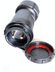 Circular Connector, 8 Contacts, Cable Mount, Plug, Male, IP67