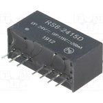 RS6-2415D, Isolated DC/DC Converters - Through Hole 6W 18-36Vin +/-15Vout 200mA SIP8