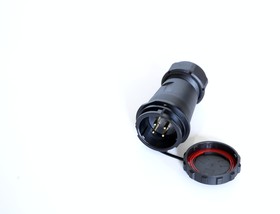 Circular Connector, 4 Contacts, Cable Mount, Plug, Male, IP67