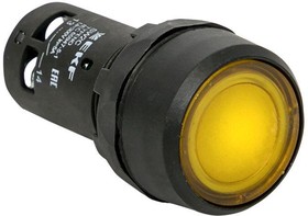 Фото 1/9 Кнопка SW2C-10D с подсветкой желт. NO EKF sw2c-md-y