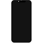 Дисплей (экран) в сборе с тачскрином для iPhone 13 Pro черный с рамкой (Premium ...