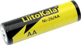 Аккумуляторная батарейка AA LiitoKala Ni-26 1.2V 2600mAh Ni-Mh