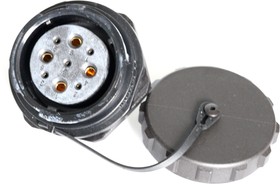 Circular Connector, 9 Contacts, Panel Mount, Socket, Female, IP67
