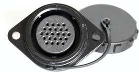 Circular Connector, 24 Contacts, Panel Mount, Socket, Female, IP67