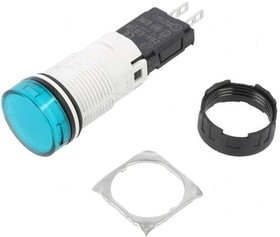 XB6AV3BB, Industrial Panel Mount Indicators / Switch Indicators PUSH BUTTON LIGHT MODULE 24V 16MM XB6, Schneider Electric | купить в розницу и оптом