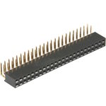 PBD-48R (DS1024 2x24R), Гнездо на плату 2.54мм 2х24 угловое