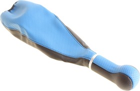 2118-СН, Ручка на рычаг КПП ВАЗ-2104-07 синяя с чехлом СФЕРА (кожзам) АВТОБРА