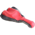 2128-К, Ручка на рычаг КПП ВАЗ-2108-99 красная с чехлом СФЕРА (кожзам) АВТОБРА