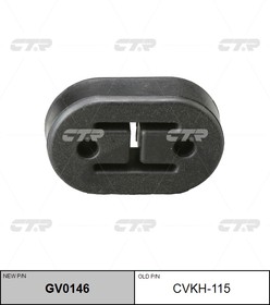 GV0146, GV0146_крепление глушителя! замена CVKH-115\ Hyundai Accent/Atos 94