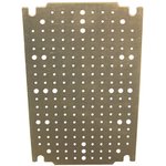 0 360 16, Steel Perforated Plate for Use with Atlantic Enclosure, Marina Enclosure, 356 x 556mm