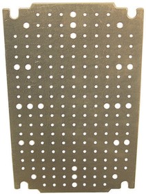 0 360 16, Steel Perforated Mounting Plate, 556mm W, 356mm L for Use with Atlantic Enclosure, Marina Enclosure