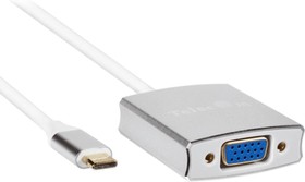 Фото 1/10 Кабель -адаптер USB3.1 Type-Cm --  VGA(f),Telecom  TUC030