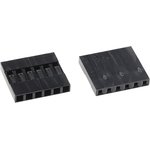 M20-1060600, M20-10 Female Connector Housing, 2.54mm Pitch, 6 Way, 1 Row