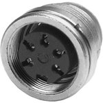 T3263-018, C 091 A 3 Pole M16 Din Socket, 5A, 300 V ac, Female, Panel Mount