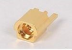 73415-0961, Conn MMCX RCP 50Ohm Solder ST Edge Mount Gold Tray