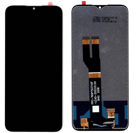 Дисплей (экран) в сборе с тачскрином для Nokia C21 Plus черный