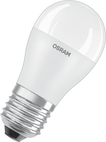 Фото 1/3 Osram Светодиодная лампа LED STAR Classic P 8W (замена 75Вт),нейтральный белый свет, матовая колба, Е27