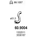 60.9004, Глушитель задняя часть (труба)