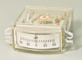 Головка измерительная Амперметр, размер 20x50 мм, 50мкА-50, марка М4248, точность 4.0