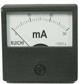 Головка измерительная Амперметр, размер 60x60 мм, 30мА, марка CG-60, точность 2.5