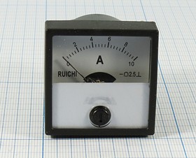 Головка измерительная Амперметр, размер 40x40 мм, 10А, марка CG-40-2, точность 2.5