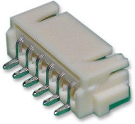 S6B-XH-SM4-TB(LF)(SN), Pin Header, Wire-to-Board, 2.5 mm, 1 Rows, 6 Contacts, Surface Mount, XH