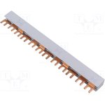 E.4308, Busbar; 16mm2; Poles: 3; Urated: 400V; 100A; fork; No.of mod: 12; PVC