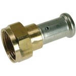 Муфта накидная гайка, плоское уплотнение, латунь пресс, 26x1" 26P-26Z06