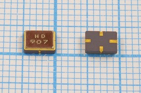 Фото 1/2 ПАВ резонаторы 927МГц в SMD корпусе 5x3.5мм, 1порт; №SAW 927000 \S05035C4\\270\ \HDR927MS20\SDE (HD907)