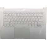 Клавиатура (топ-панель) для ноутбука Lenovo Yoga C930-13IKB серебристая с ...