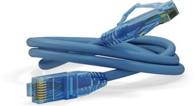 Hyperline PC-LPM-UTP-RJ45- RJ45-C6-3M-LSZH-BL Патч-корд U/UTP, Cat.6 (100% Fluke Component Tested), LSZH, 3 м, синий