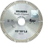 HM511, Алмазный круг 115х20 мм по керамике сегмент.ультратонкий Master Ceramic ...