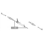 0222-J10, Steering rod | front right/left |