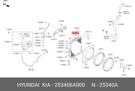 25340-6A000, Пробка радиатора HYUNDAI HD120 OE