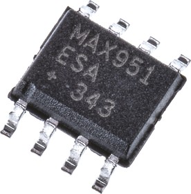 Фото 1/2 MAX951ESA+, Операционный усилитель, 20МГц, 2,4-7ВDC, Каналы 1, SO8