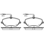 P1001304, Колодки дисковые