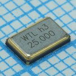 WTL5M85537FO, Резонатор кварцевый 25 МГц 5.0х3.2мм